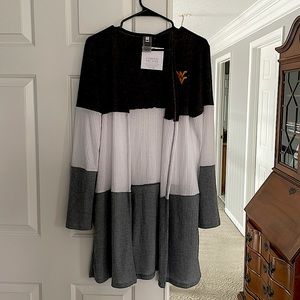 West Virginia University cardigan xl
